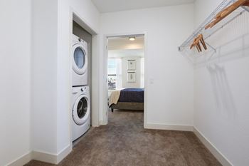 Full size washer & dryer in all homes